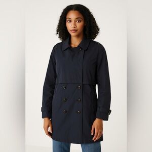 Thunder Bay Double-Breasted Trench Coat – Estimated Size L